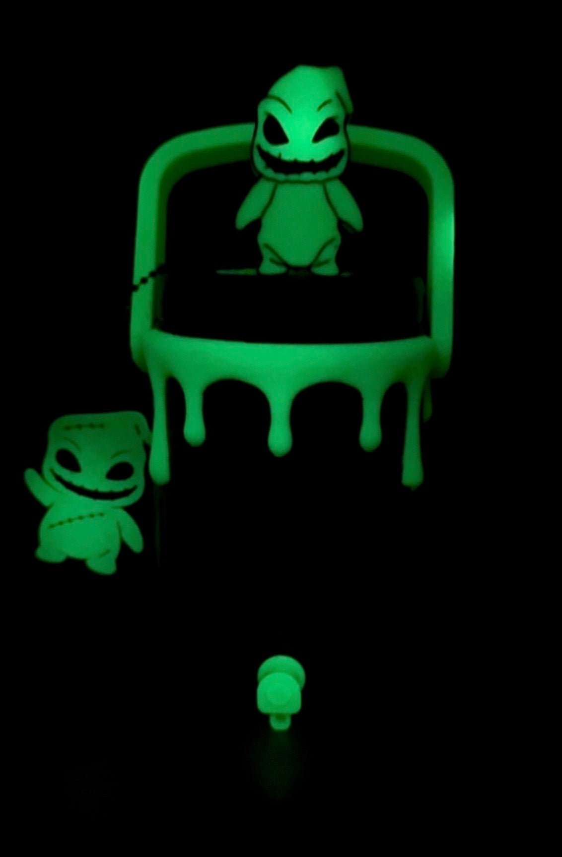 Glow in the dark Oogie boogie can holder koozie