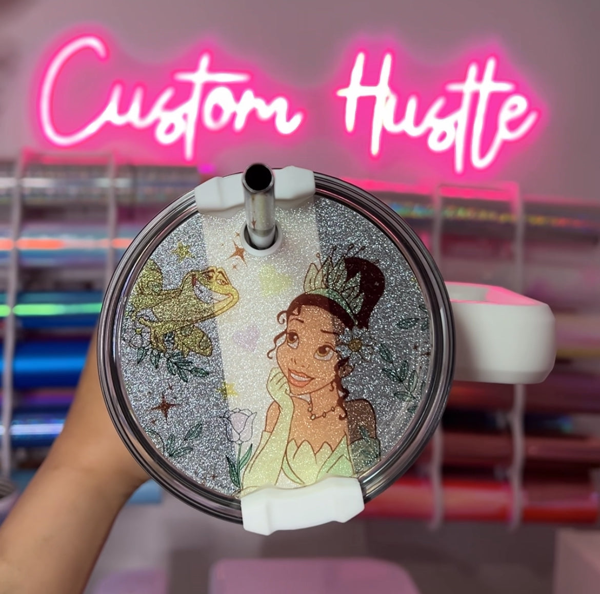 Princess tiana 40 oz tumbler