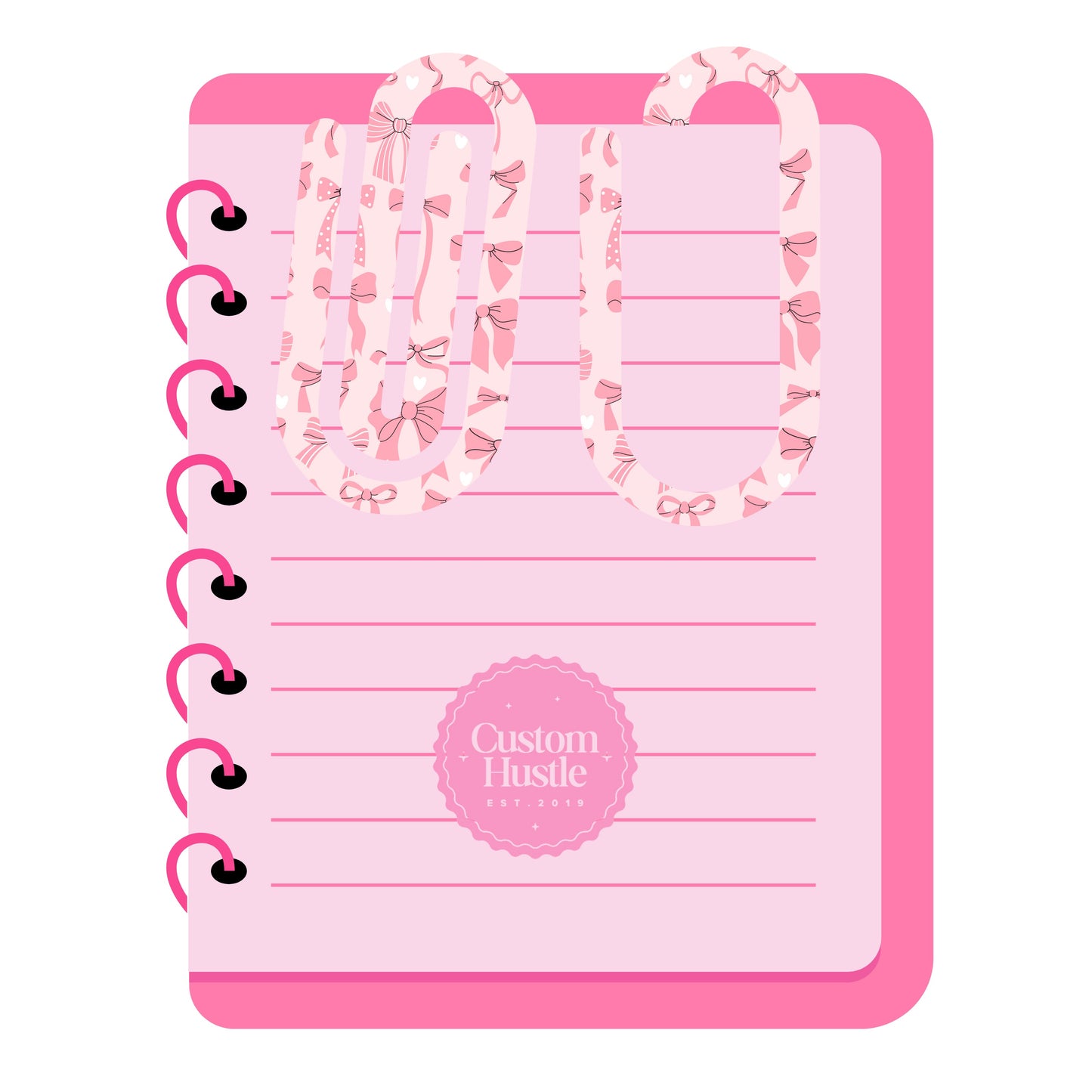 Coquette paper clip / bookmark