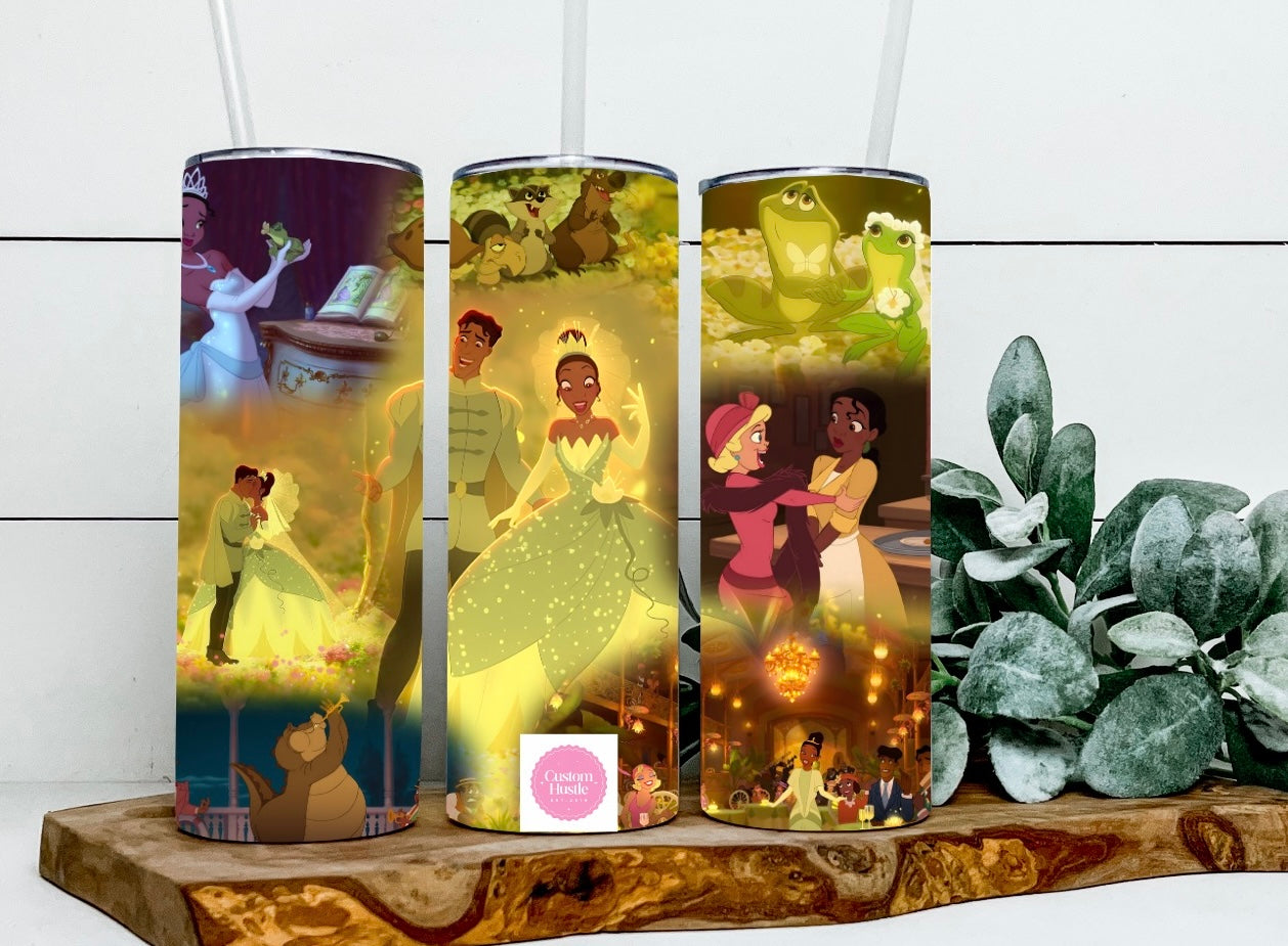 Princess Tiana 20 oz tumbler