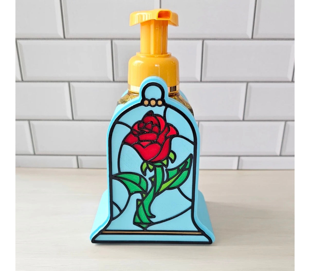 Rose bath & body works soap holder