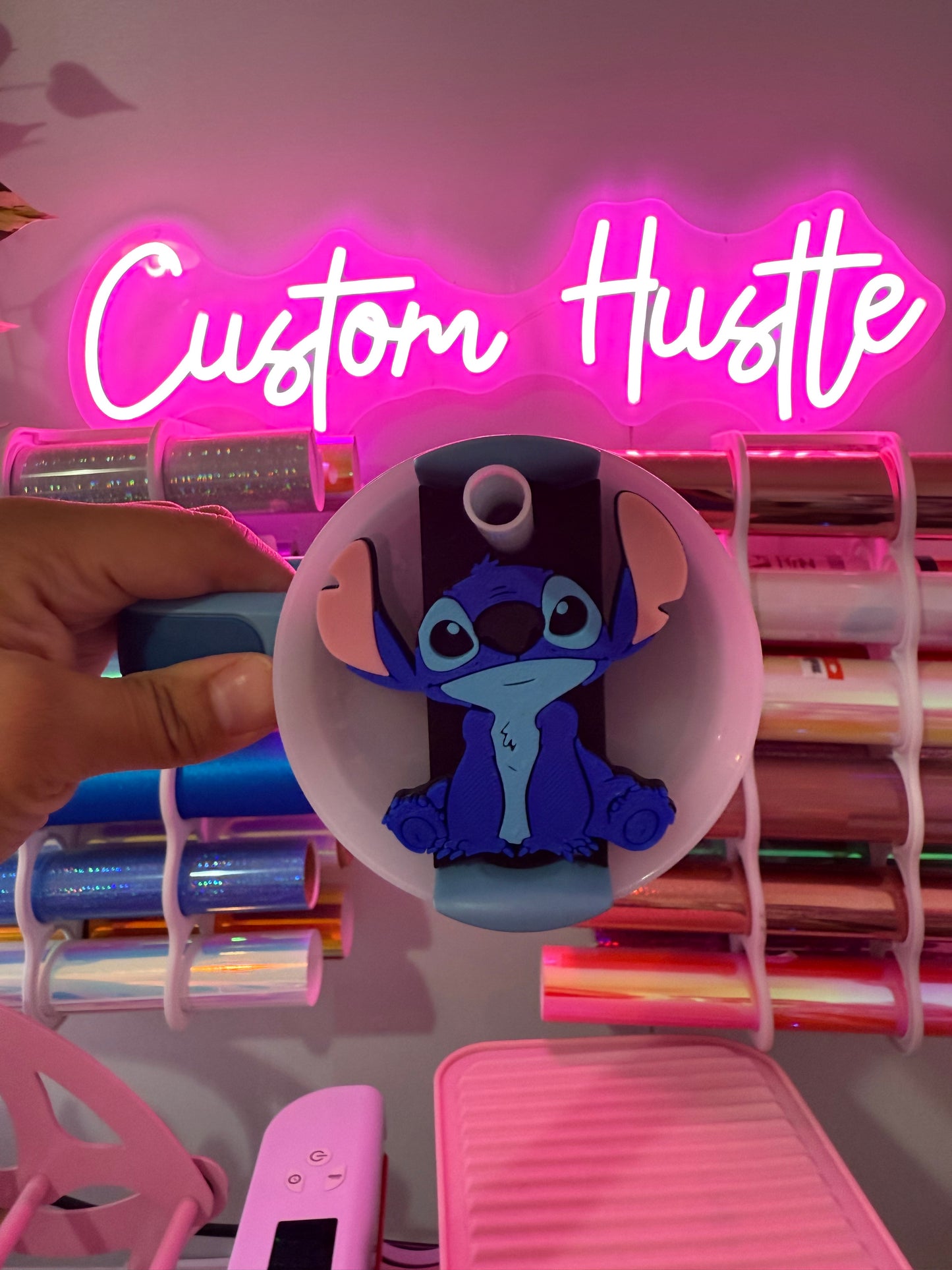 30 oz stitch Stanley topper