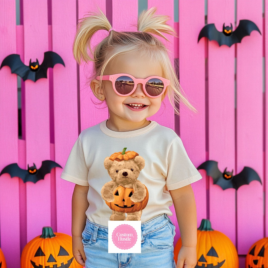 Pumpkin Bear toddler T shirt