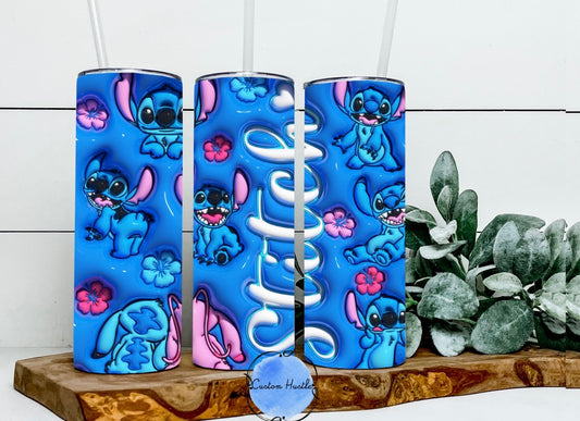 Stitch 3D 20 oz tumbler