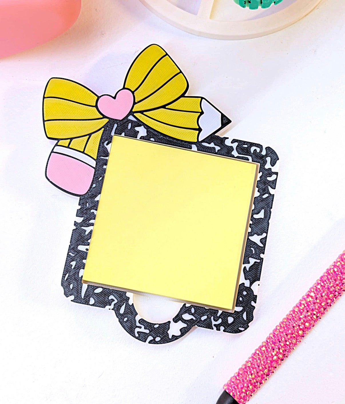 Composition sticky note holder