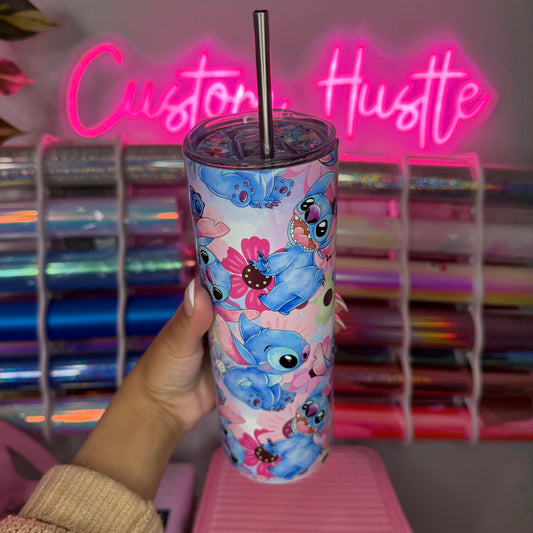 Stitch 20 oz skinny tumbler