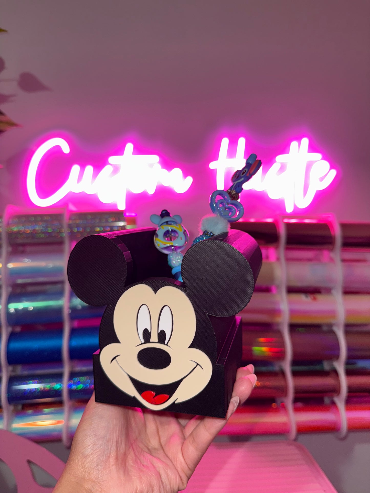 Mickey Mouse pen holder