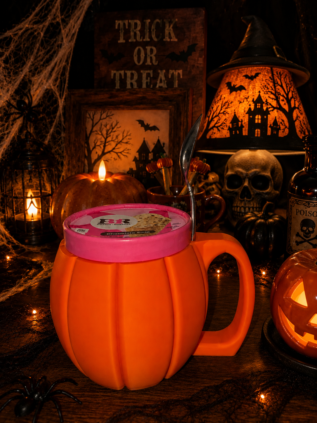 Pumpkin Ice Cream holder