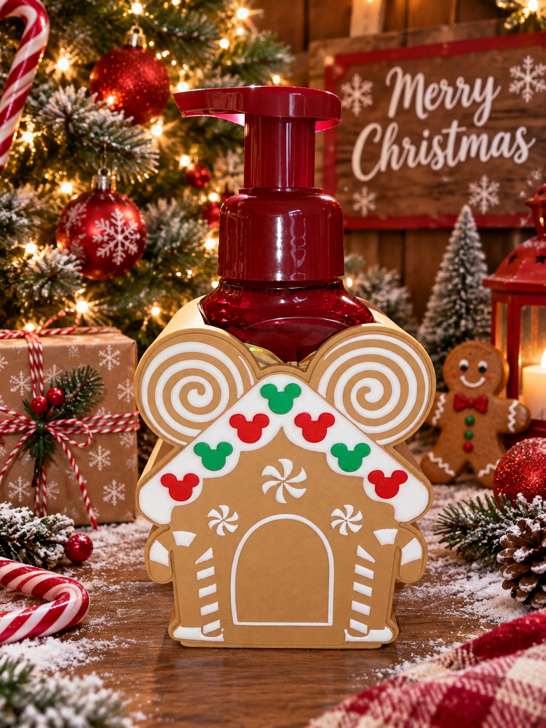Gingerbread house bath and body works soap holder