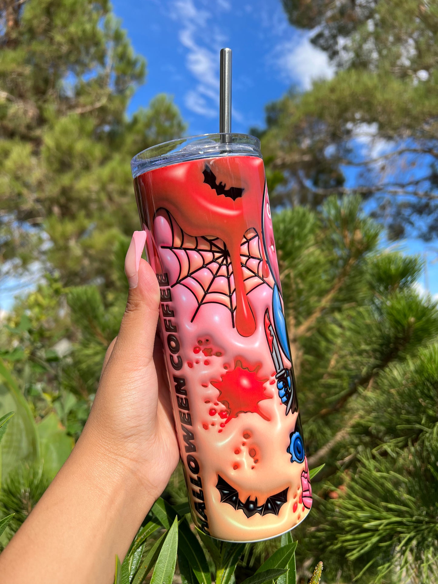 Alien Ghostface 3D Tumbler