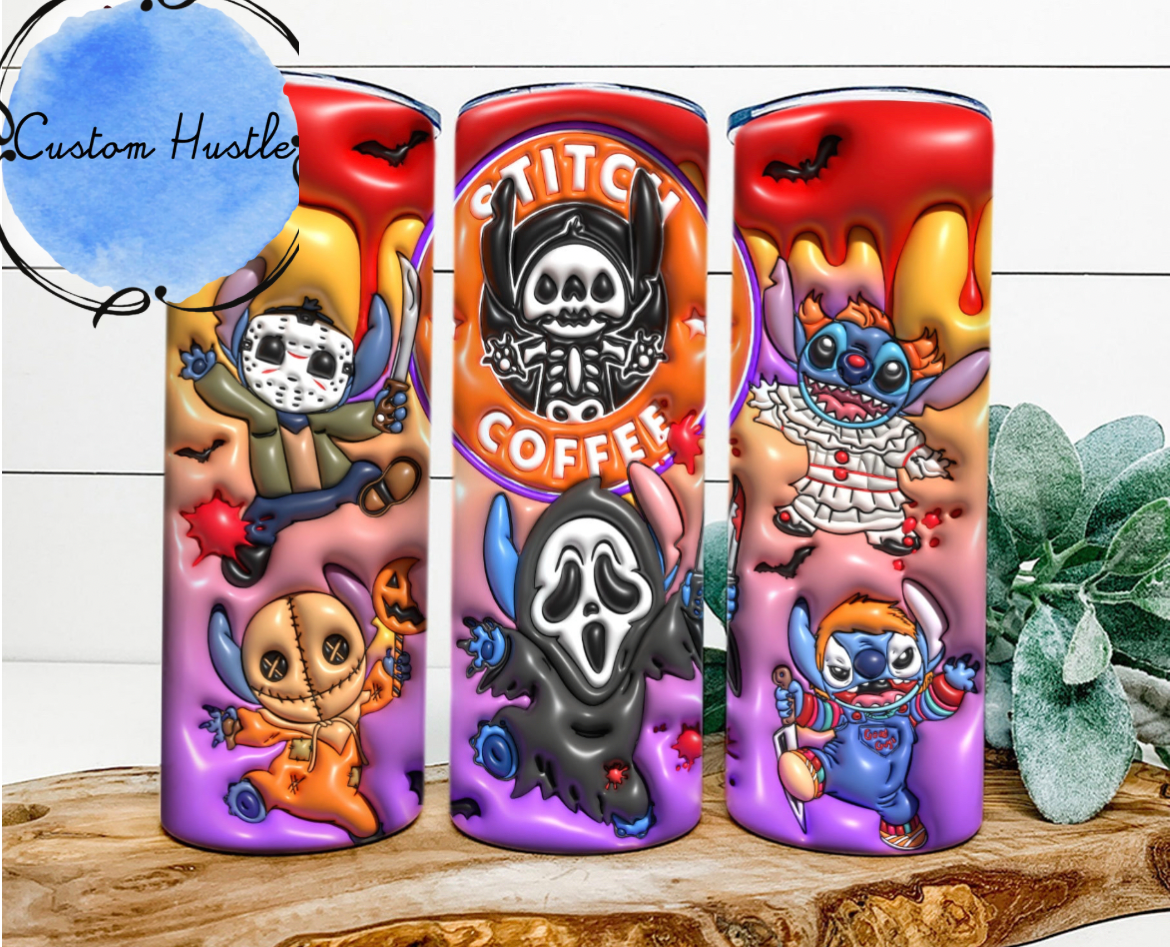 Spooky Stitch Coffee 3D Tumbler