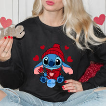 Load image into Gallery viewer, Valentine stitch Crewneck
