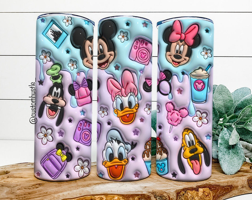 Mouse & friends 3D sublimation print