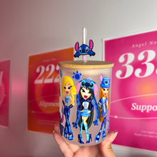 Load image into Gallery viewer, Stitch X Bratz frosted glass can mug
