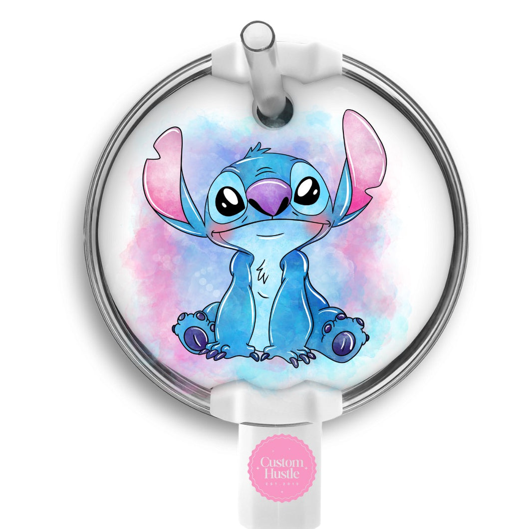 Stitch tie dye 40 oz Stanley topper