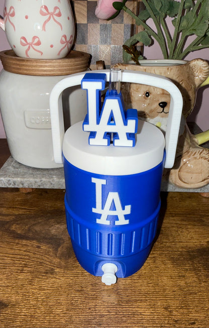 LA Dodgers Straw Topper