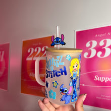 Load image into Gallery viewer, Stitch X Bratz frosted glass can mug
