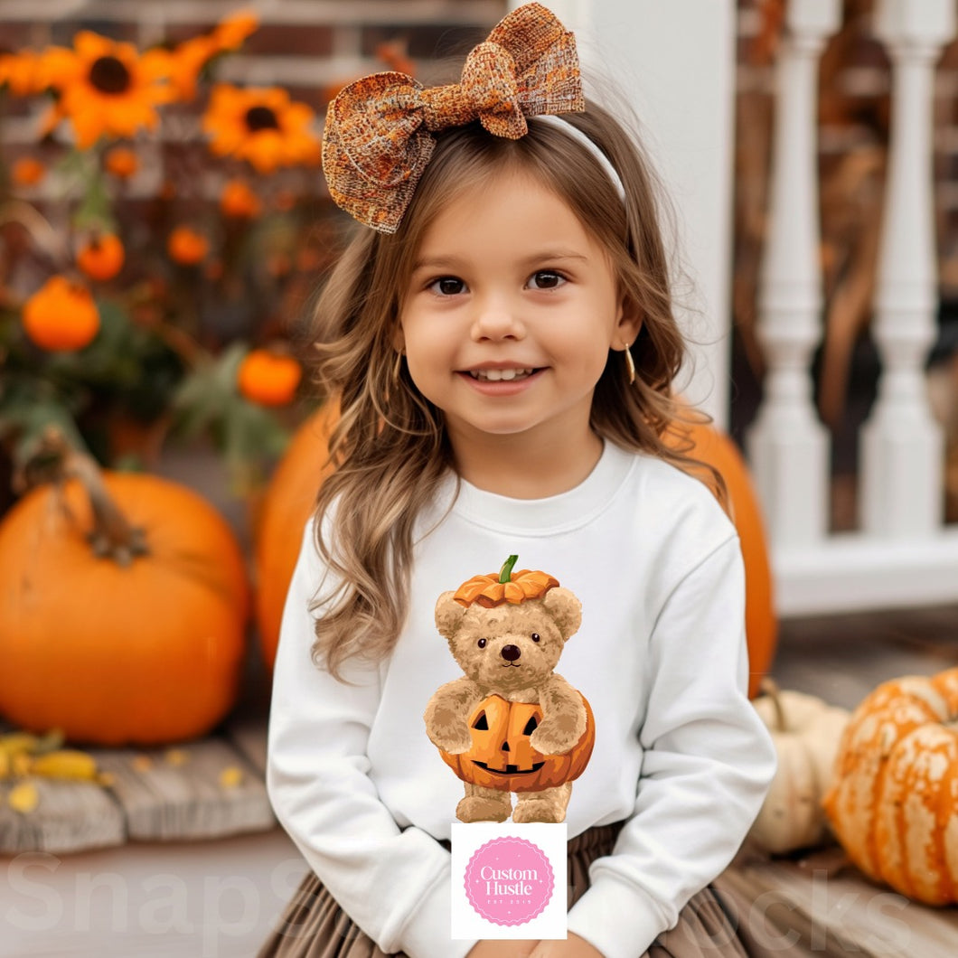 Pumpkin Bear Toddler Longsleeve