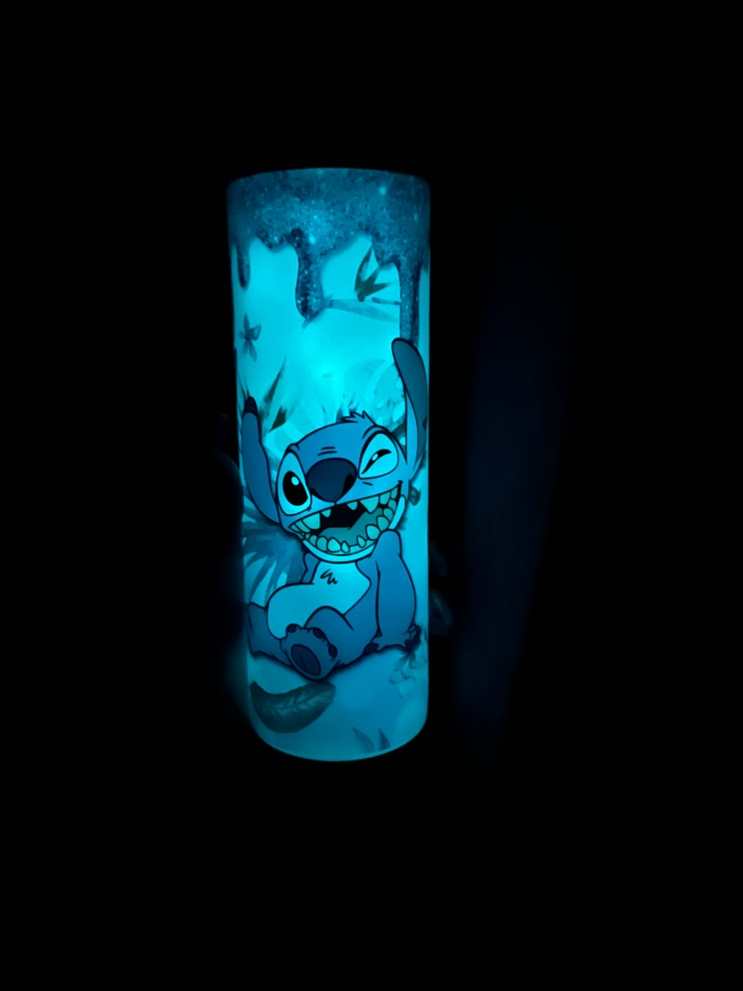Glow in the dark alien 20 oz tumbler