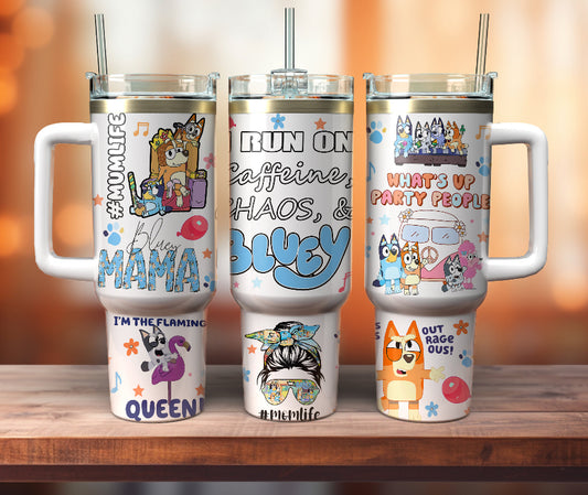 Bluey Mama 40 oz tumbler