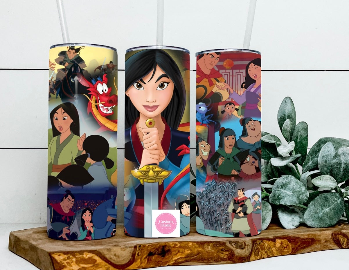 Mulan 20 oz tumbler