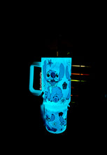Load image into Gallery viewer, Stitch Glow 40 oz  tumbler
