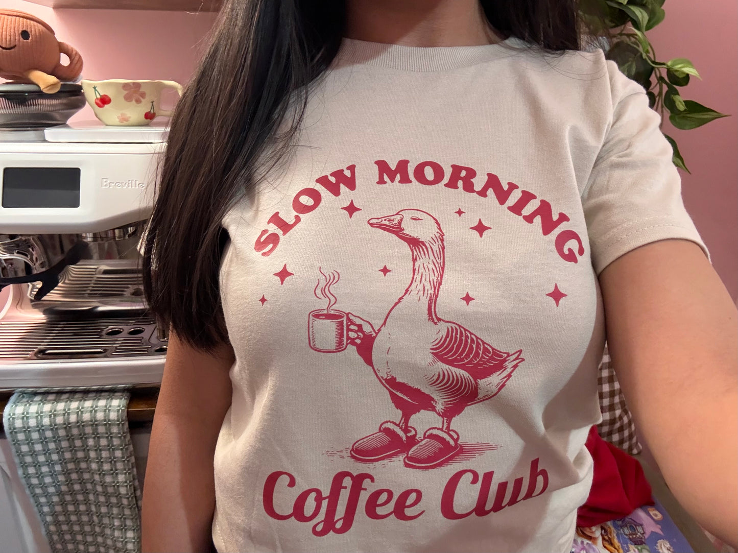 Slow Morning Coffee Club t-shirt