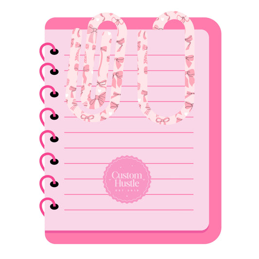 Coquette paper clip / bookmark
