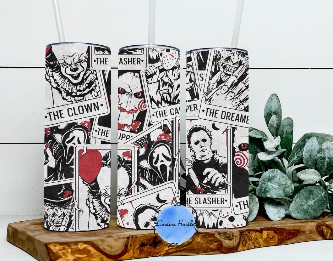 Horror Tarot Cards 20 oz Tumbler