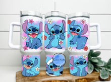 Load image into Gallery viewer, Stitch Glow 40 oz  tumbler
