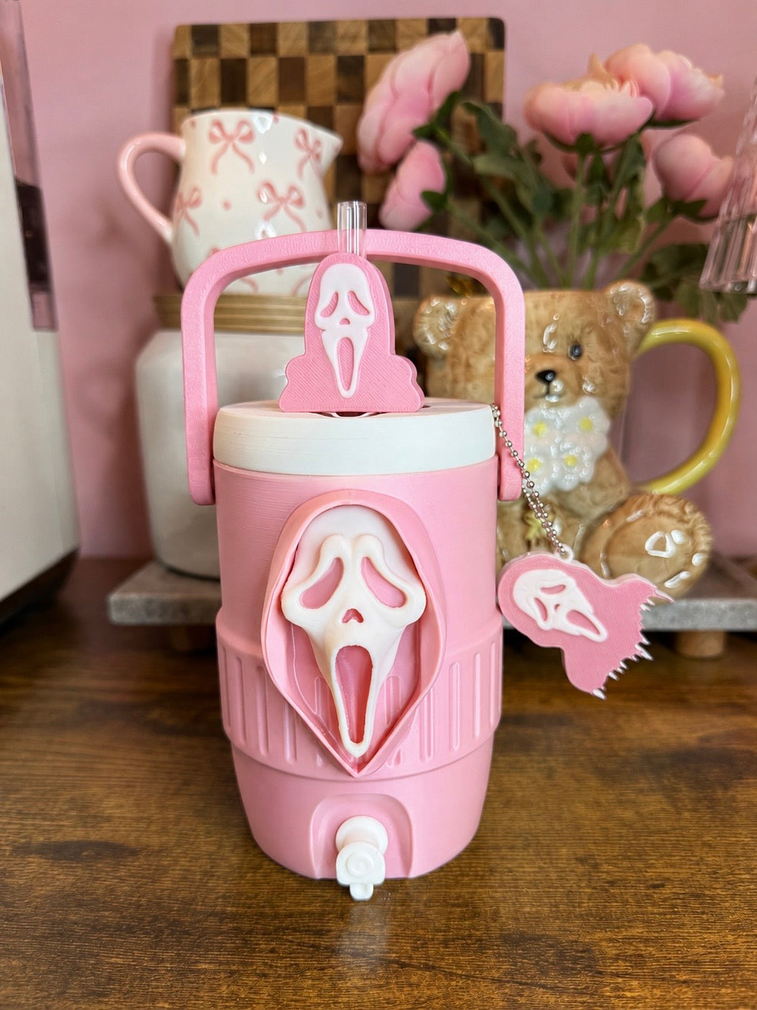 Ghostface can holder koozie