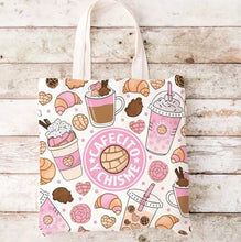 Load image into Gallery viewer, Cafecito y Chisme Tote Bag
