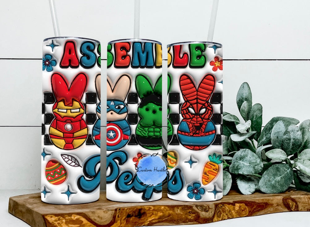 Peeps Avengers 3D Sublimation Print