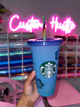 Load image into Gallery viewer, Stitch Starbucks color changing tumbler

