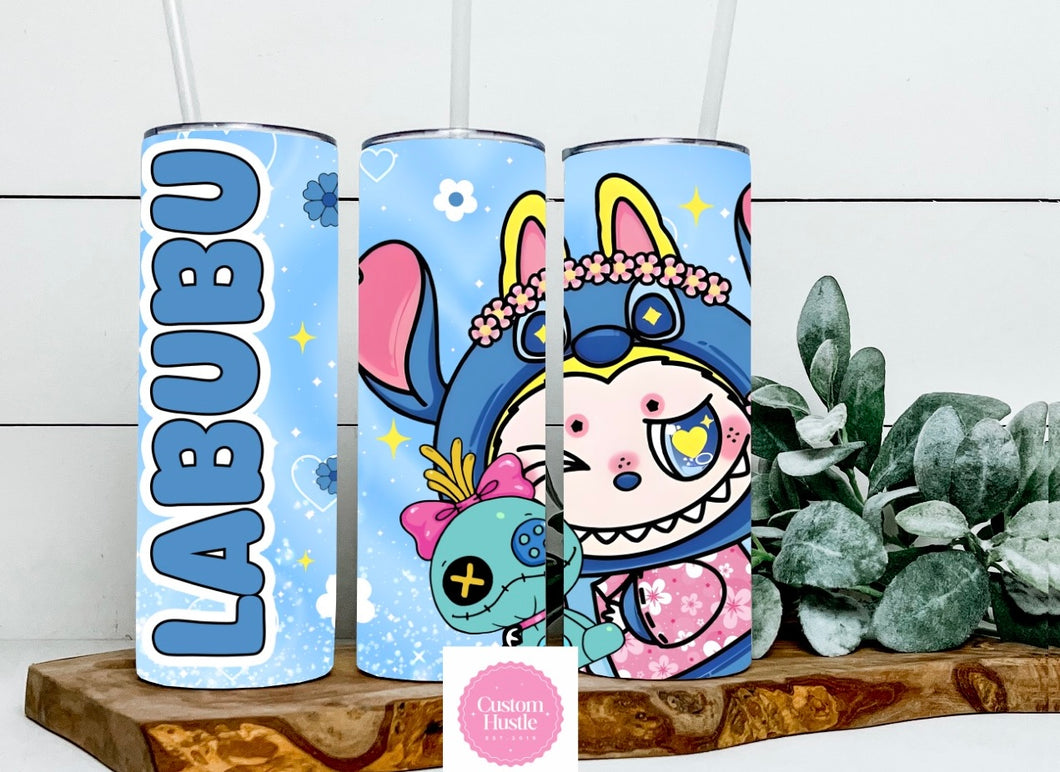 Labubu stitch 20 oz tumbler