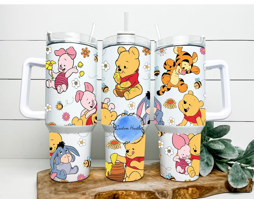 Baby bear & friends 40 oz tumbler