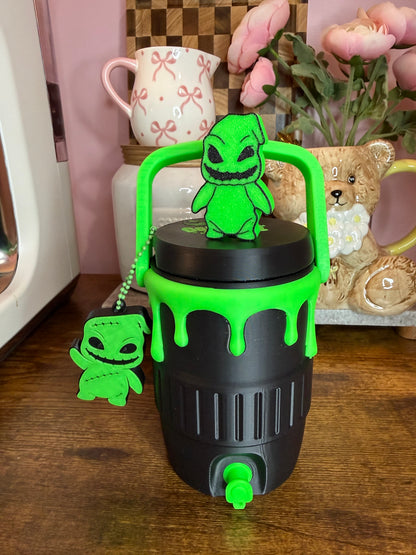 Glow in the dark Oogie boogie can holder koozie