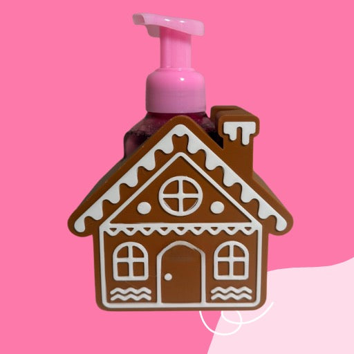 Gingerbread house soap holder