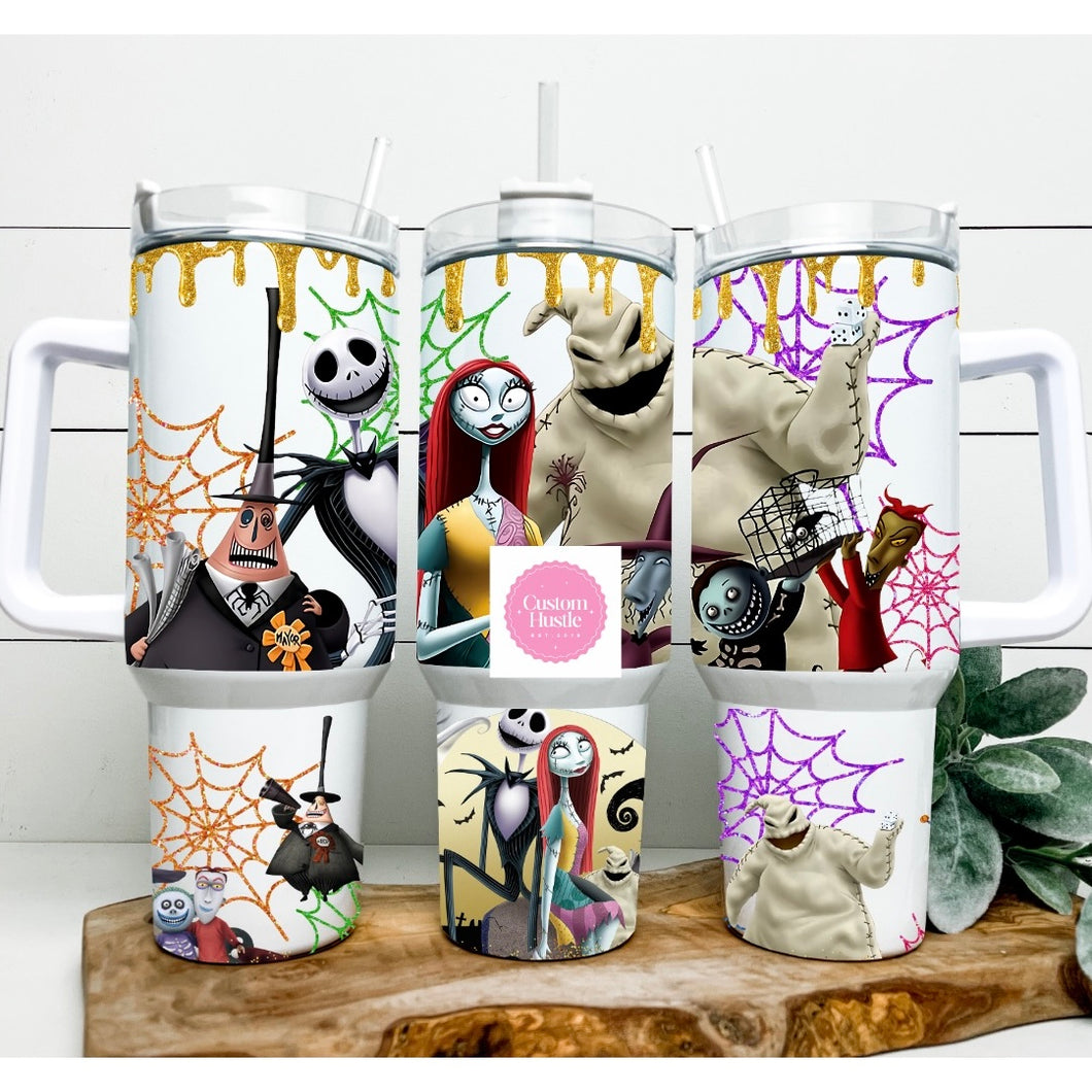 Glow in the dark NBC 40 oz tumbler