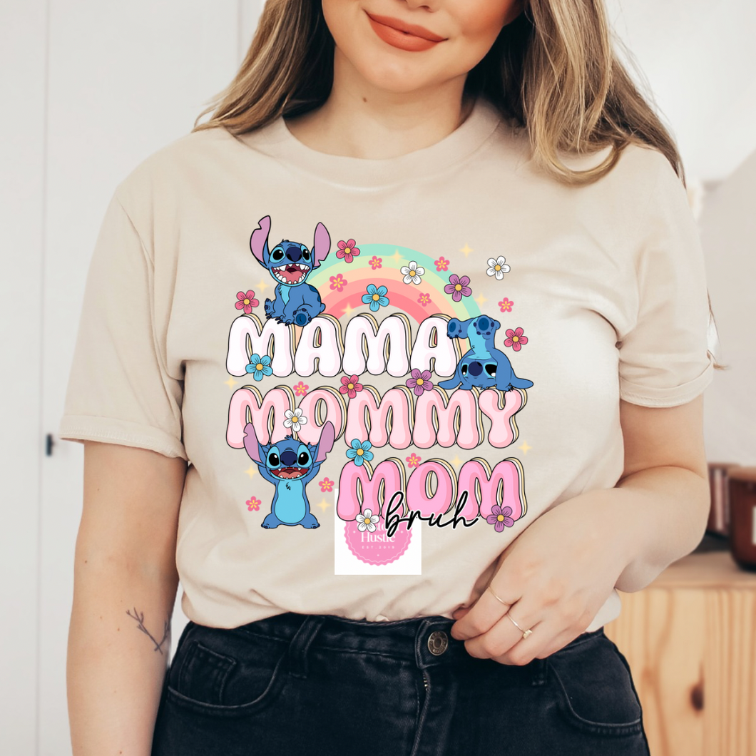 Mama, mommy, mom, bruh T-shirt