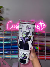 Load image into Gallery viewer, Glow in the dark maleficent 40 oz tumbler
