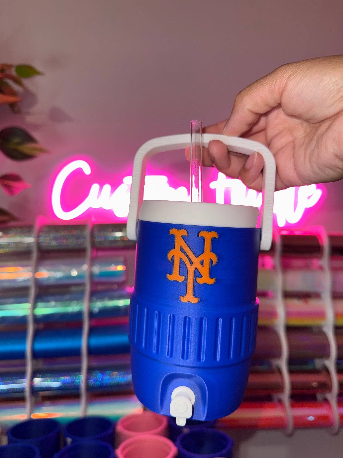 New York Mets can holder koozie