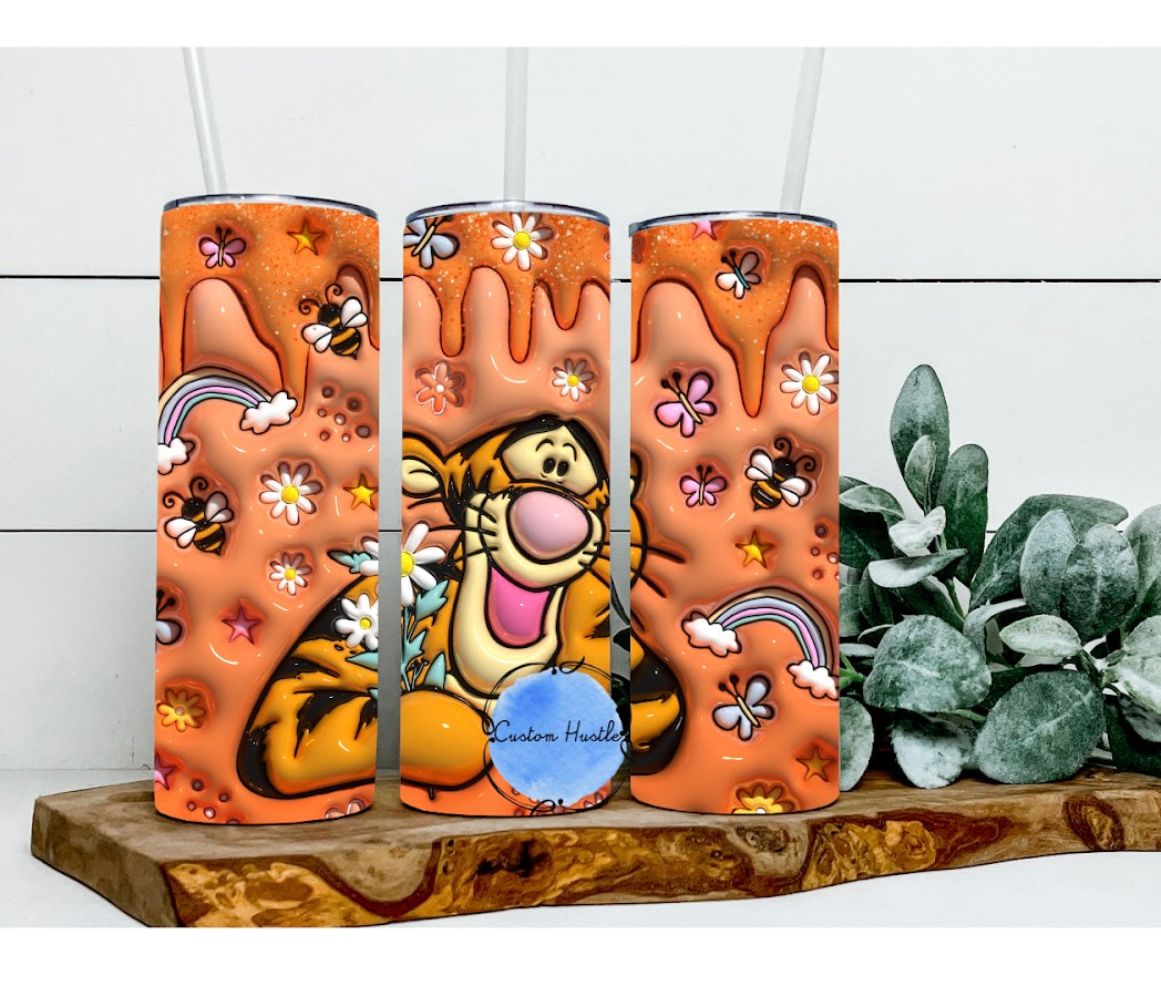 Tiger 3D sublimation print