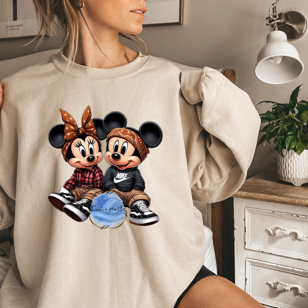 Chicano mouse crewneck