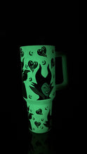 Load image into Gallery viewer, Glow in the dark maleficent 40 oz tumbler
