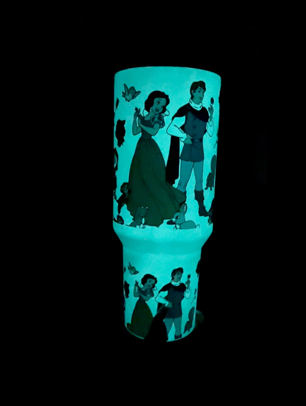 Glow in the dark Snow Princess 40 oz Tumbler