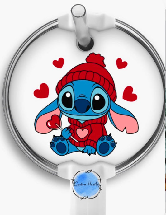 Valentine stitch 40 oz Stanley topper