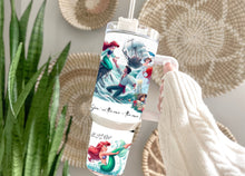 Load image into Gallery viewer, Glow in the dark mermaid 40 oz Tumbler
