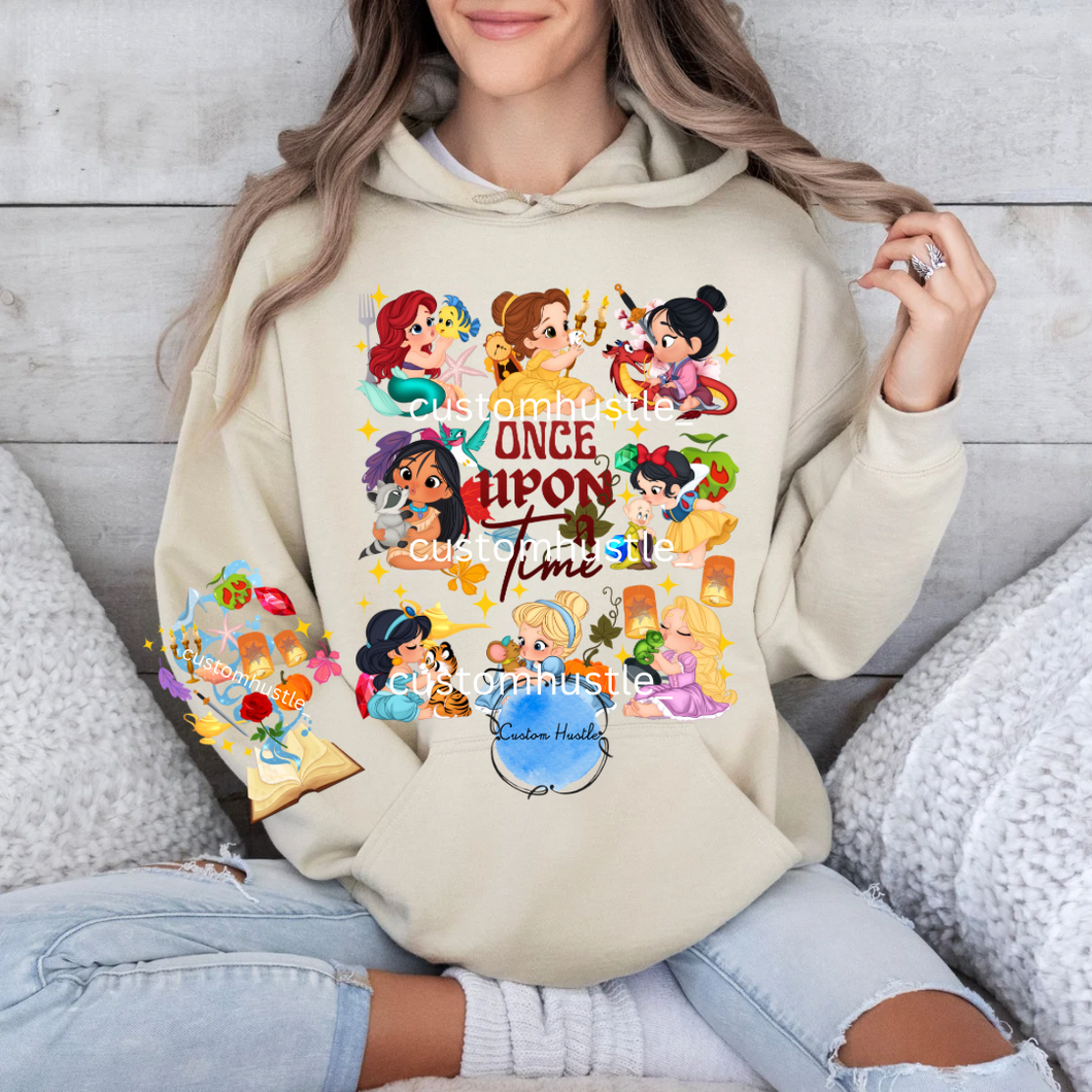 Baby Princesses Hoodie (Sand)