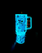Load image into Gallery viewer, Stitch Glow 40 oz  tumbler
